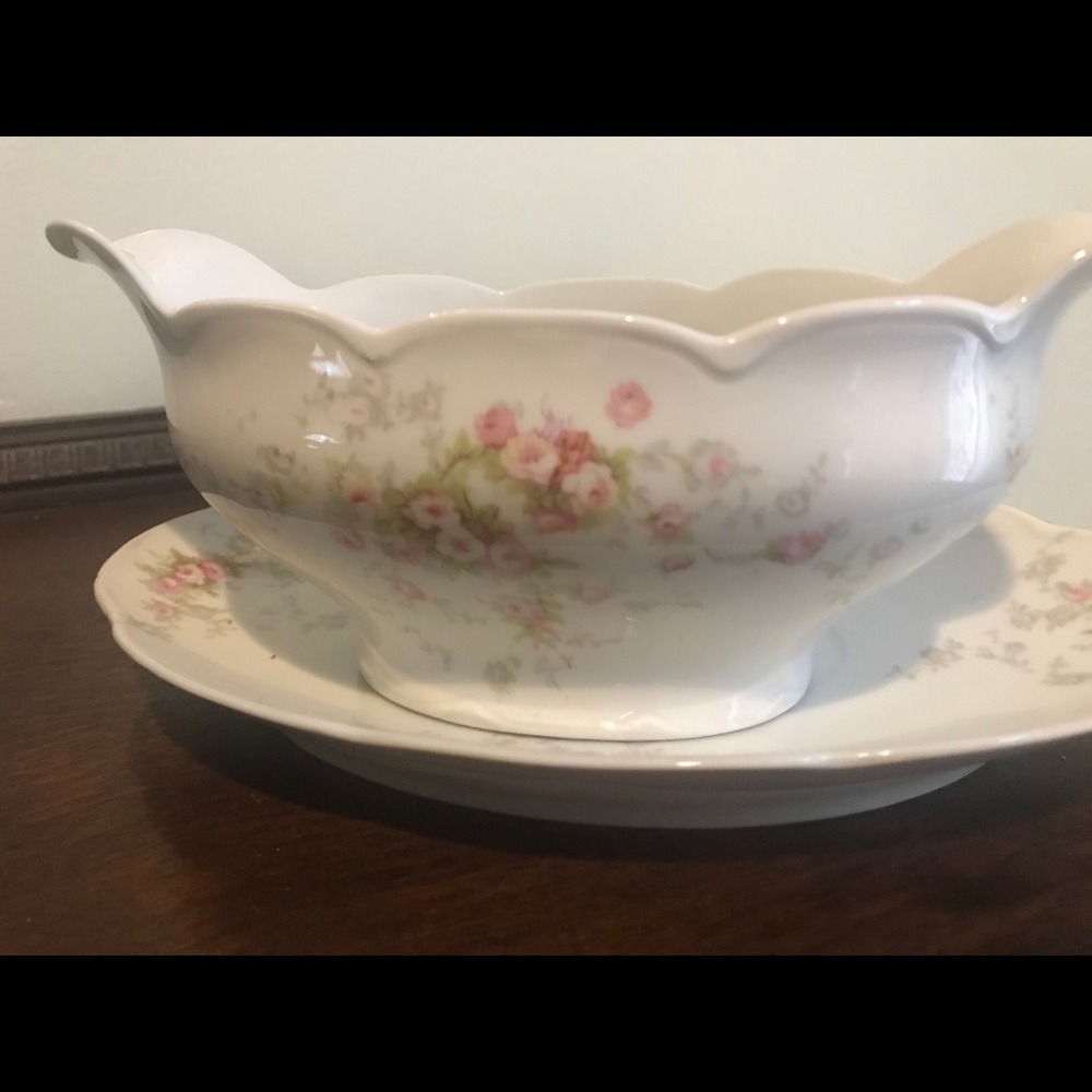 Beautiful rose pattern serving dish-Royal Austria